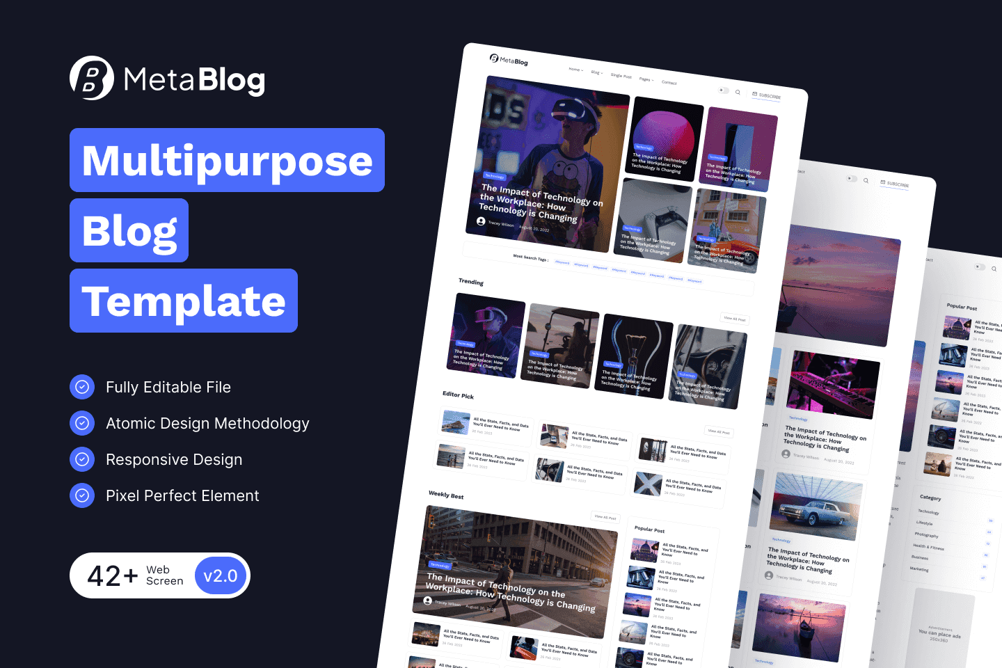 Metablog- Nextjs Blog Template