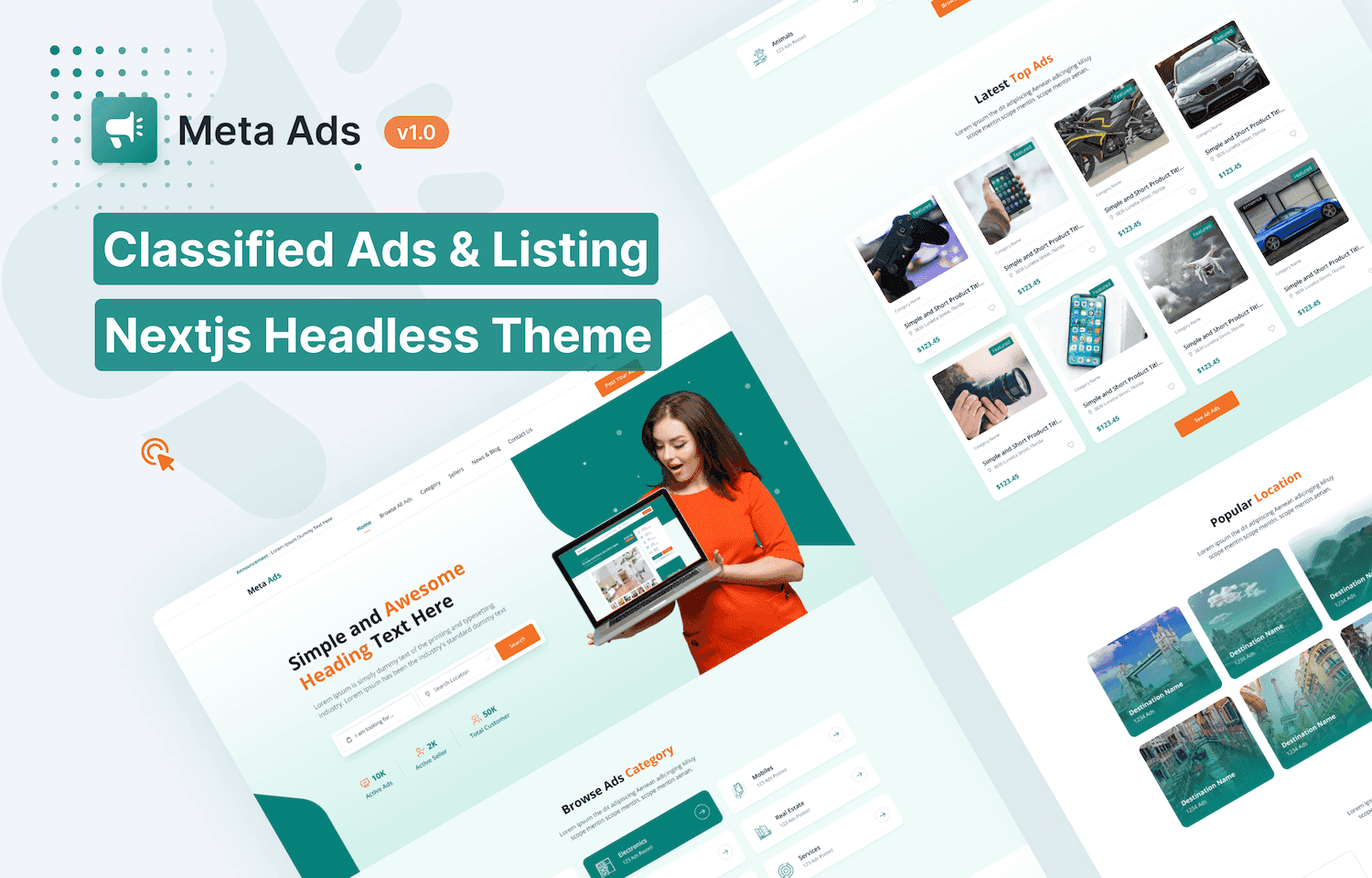 MetaAds- Classified Ads & Listing Web Application